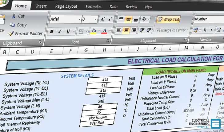 Voltage Drop Calculator Excel Spreadsheet Peatix