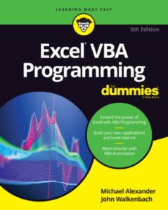 Excel VBA Programming 5th Edition